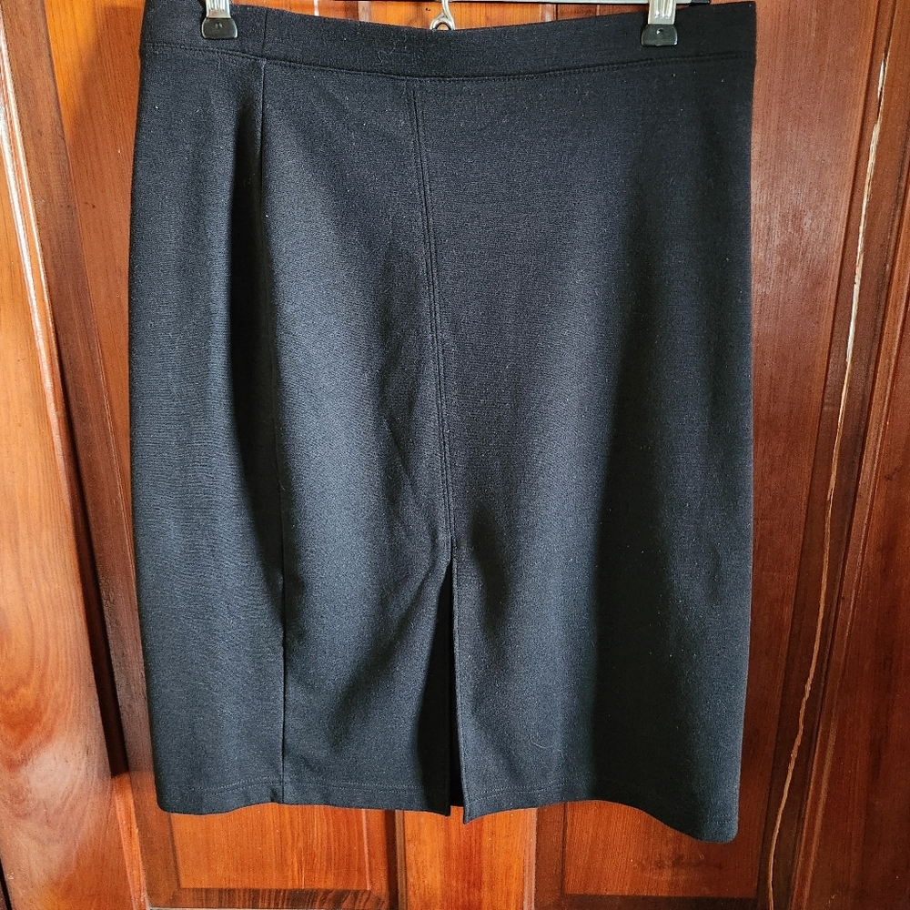 OCI Gray Stretch Skirt Juniors Medium